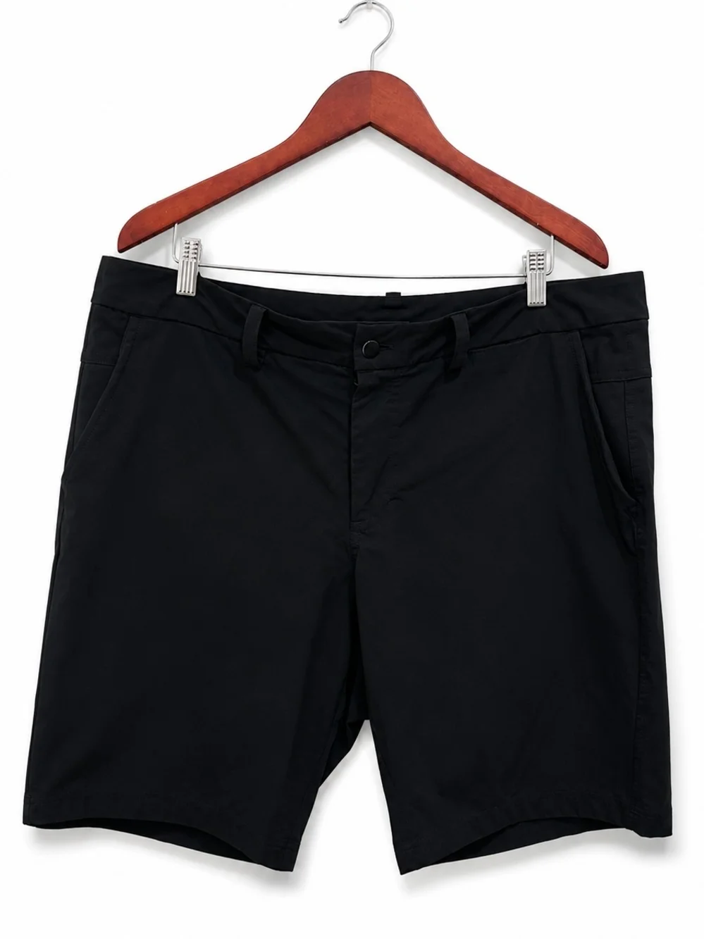 Lululemon Commission Shorts Black Size 38 Men's Stretch Golf Casual Chino 10